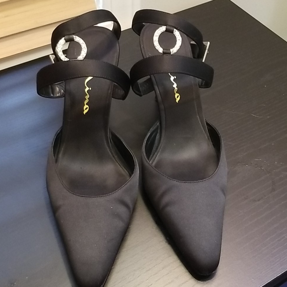 Nina Black Heels